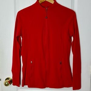 Tuff Veda Red Full Zip Athletic Jacket Women’s Size Small #221